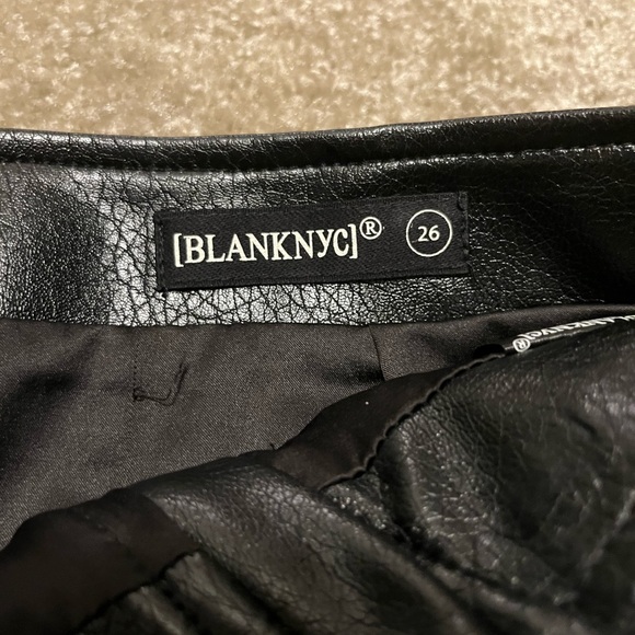 BLANK NYC Mini Skirt with Front Zippers - Picture 2 of 2